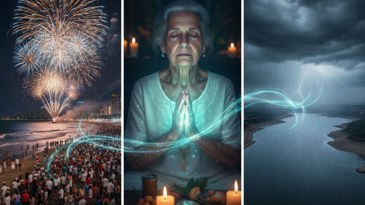 A Fundação Cacique Cobra Coral estaria desviando tempestades na virada de ano para as represas