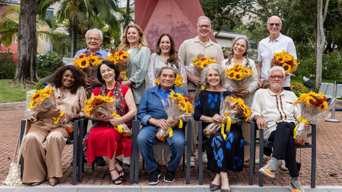 Os Estúdios Globos realizaram a segunda cerimônia de homenagens da Calçada da Fama