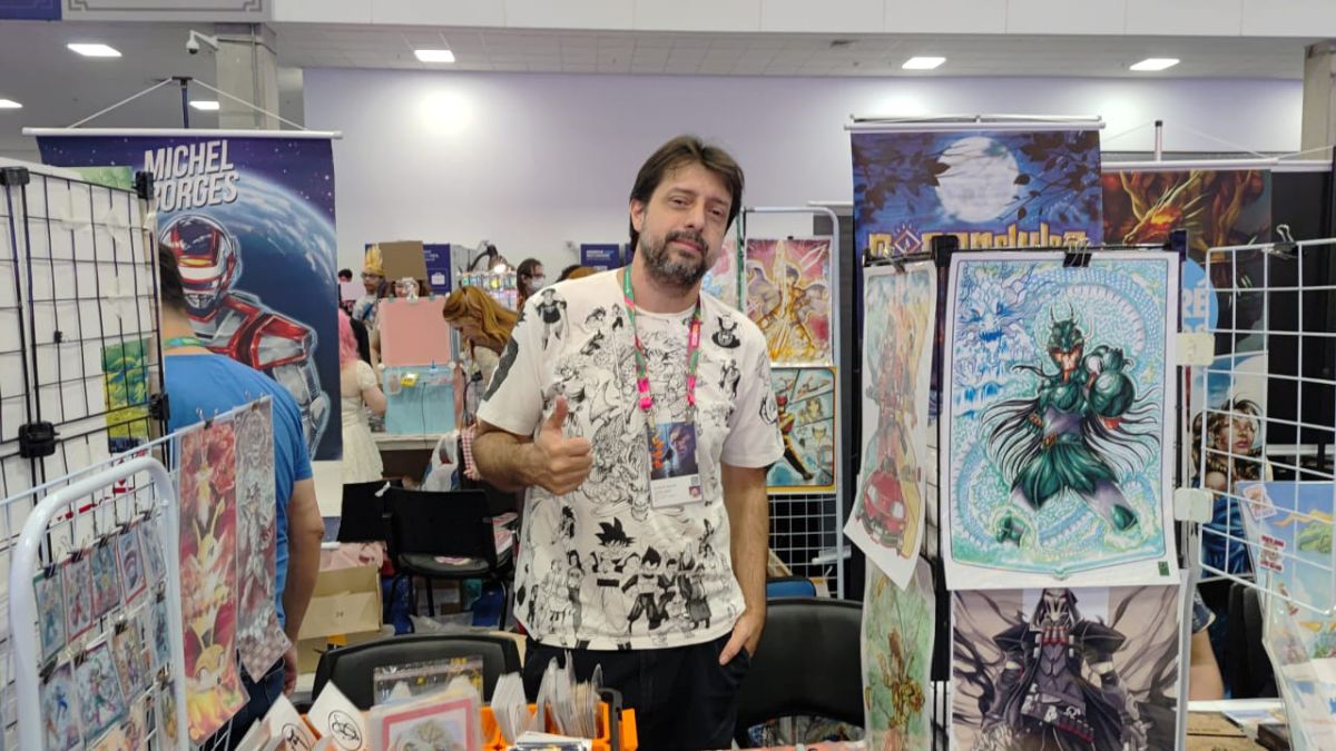 Leandro Henrique Altafim, que está na feira desde 2015, quando a CCXP completou um ano