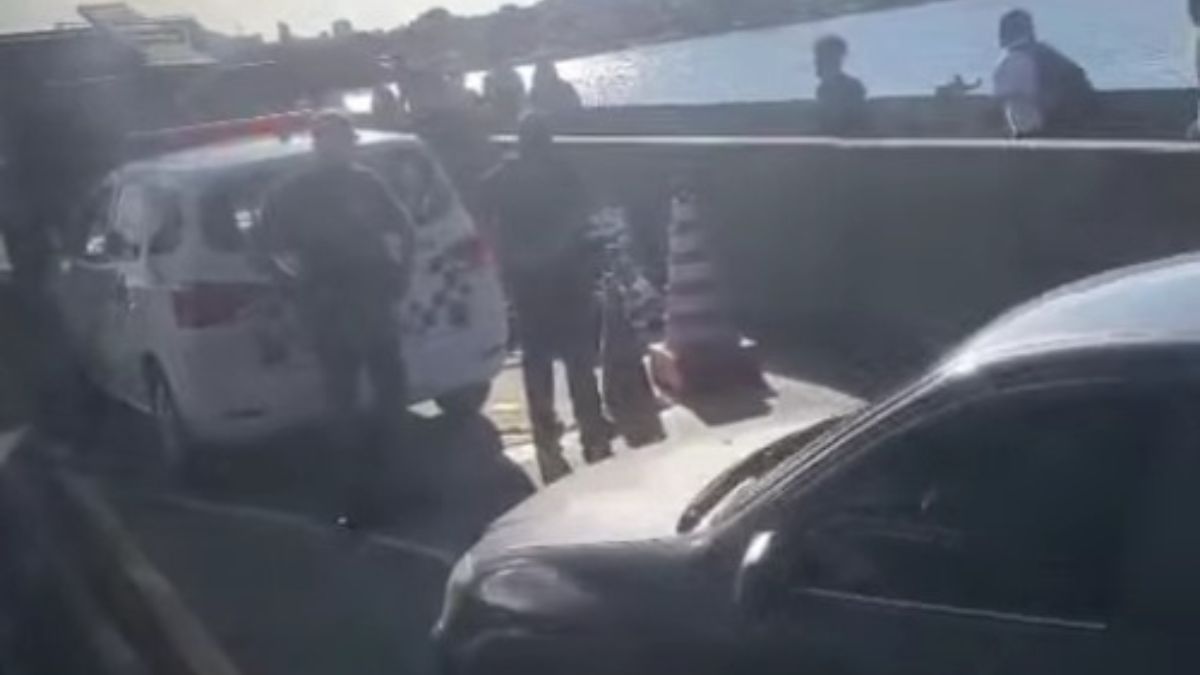 Acidente aconteceu na manhã desta quarta-feira, 10, na Ponte dos Barreiros