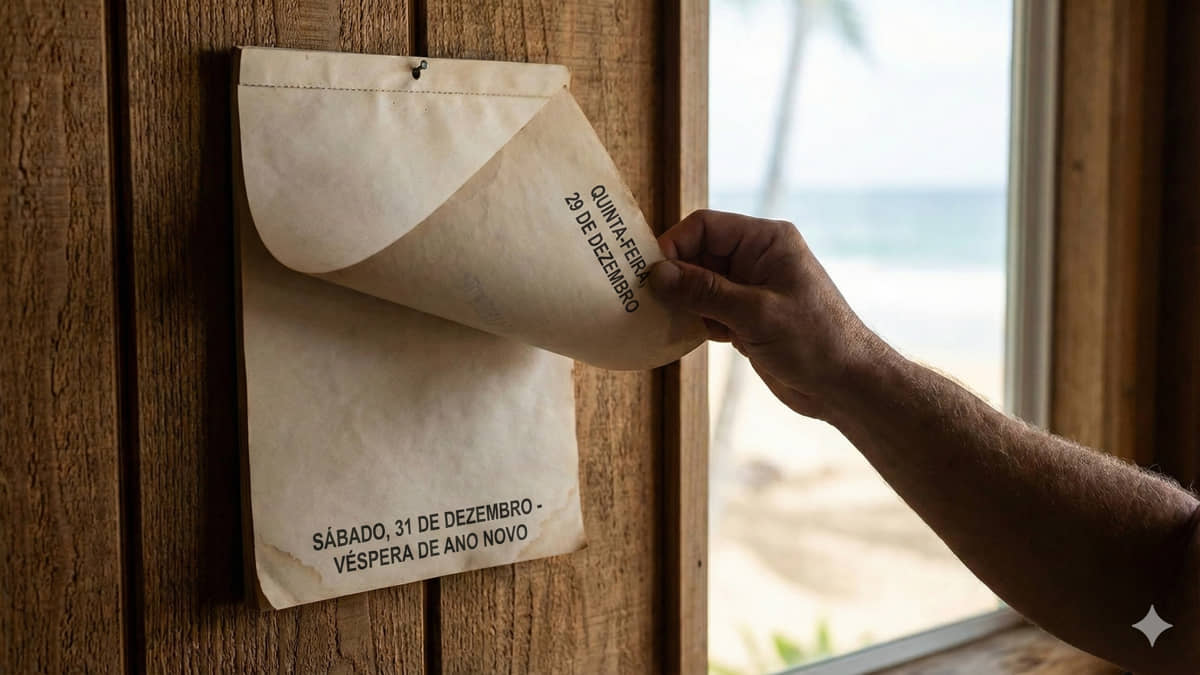 A comunidade que pulou do dia 29 para 31 de dezembro