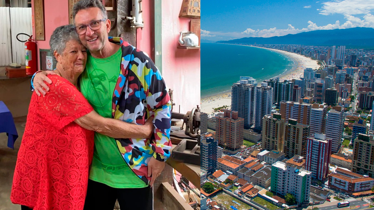 Apartamento foi comprado em uma cidade litorânea que fazia parte dos planos da mãe há anos