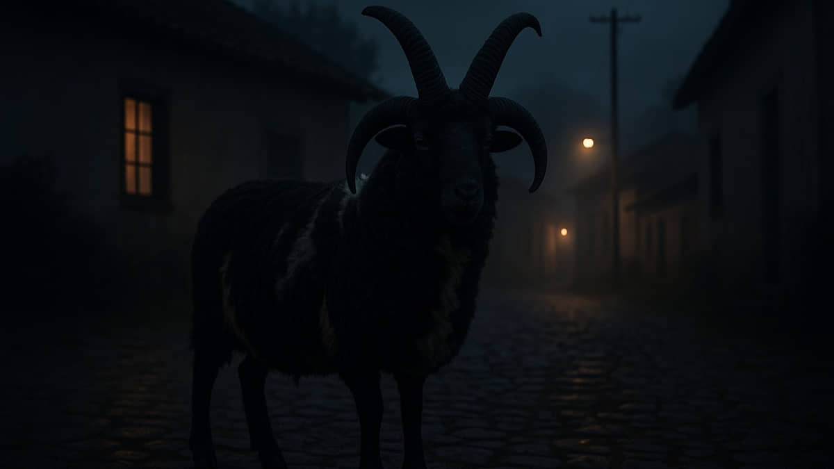 A ovelha com 4 chifres mexe com o popular e a imaginação das pessoas