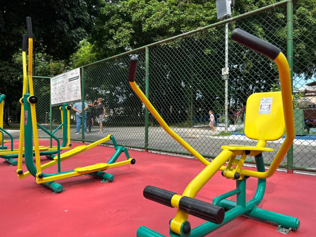Com a modernização, a academia se torna um local mais adequado para moradores de diferentes idades que procuram praticar exercícios ao ar livre