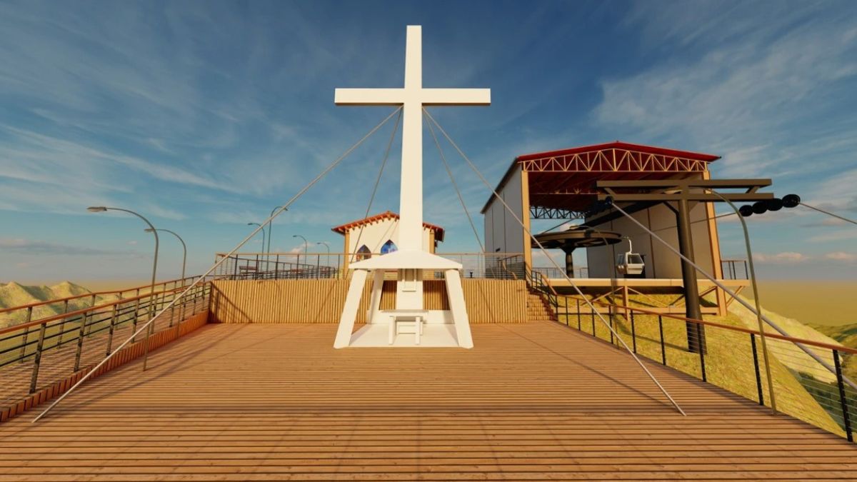 Marilândia no Espírito Santo está finalizando a construção do maior bondinho inclinado de toda a América Latina