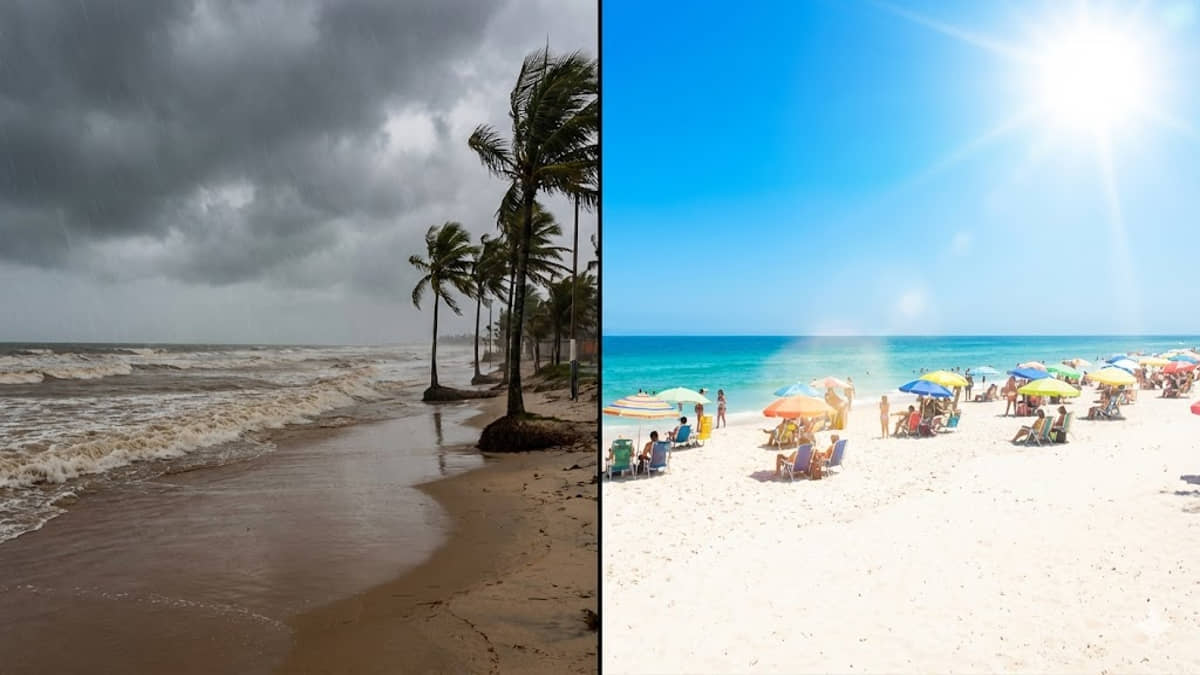 O janeiro de 2026 será de extremos em todo o litoral de SP, bem diferente dos últimos anos