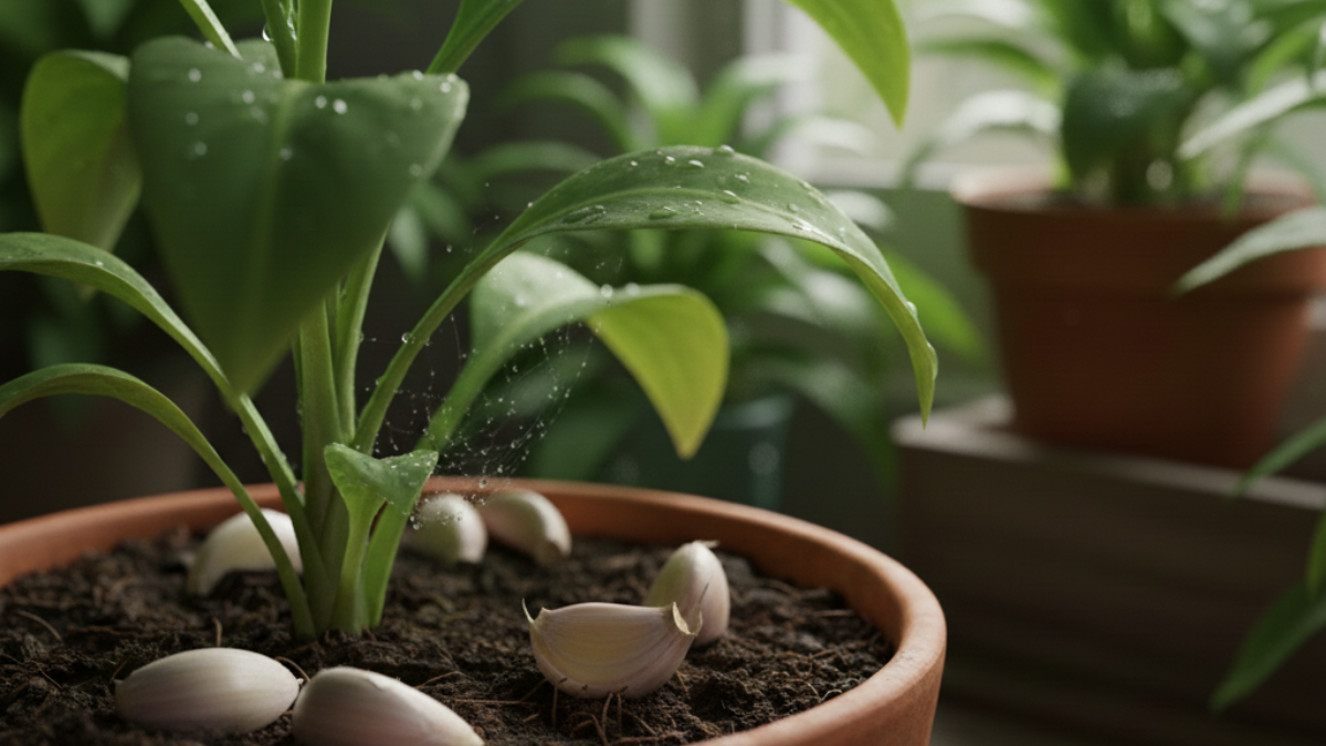 O dente de alho funciona como um fertilizante natural e poderoso