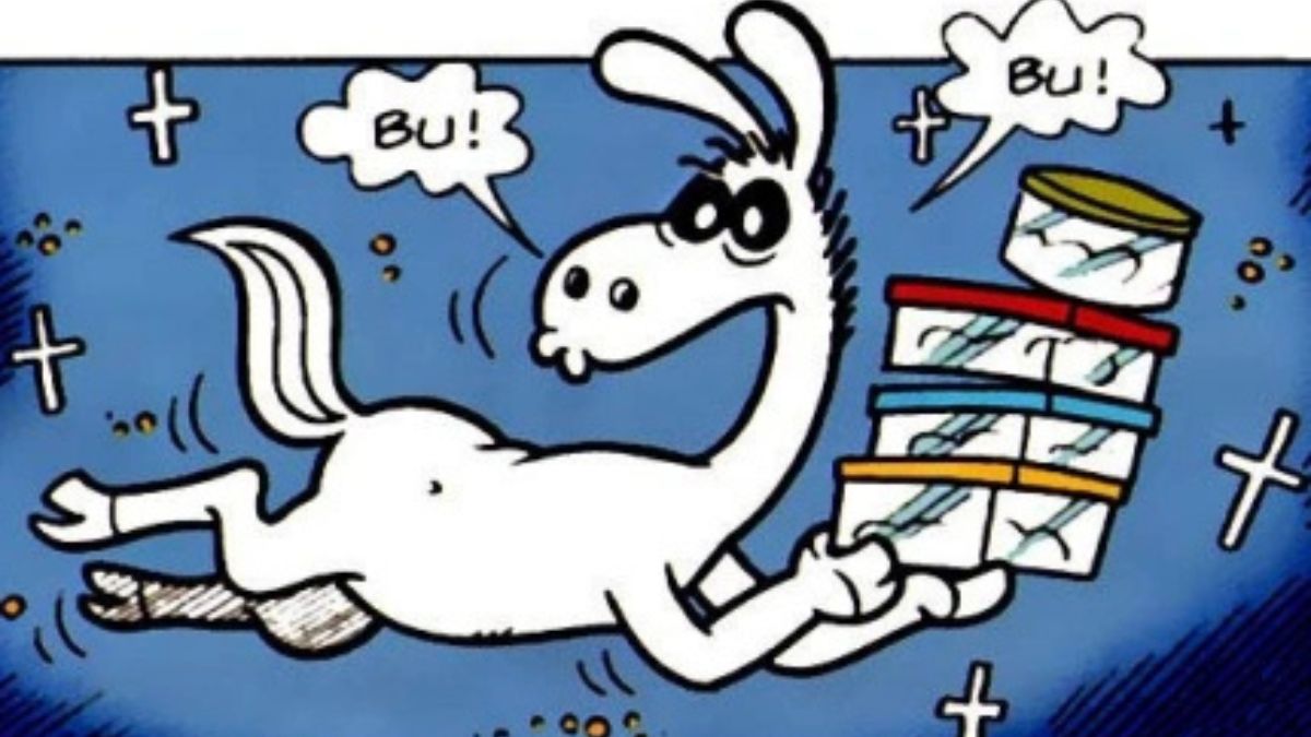 A Jumenta Voadora é uma das figuras mais curiosas da Turma da Mônica