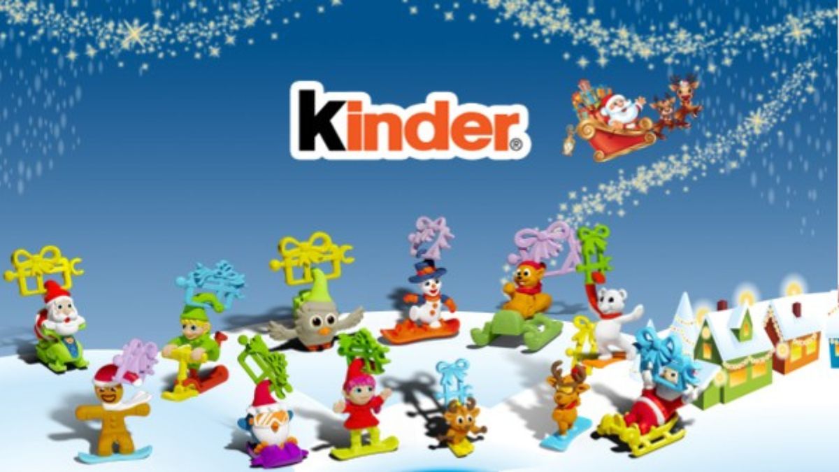 O Kinder Ovo apostou em edição com 12 surpresas de Natal