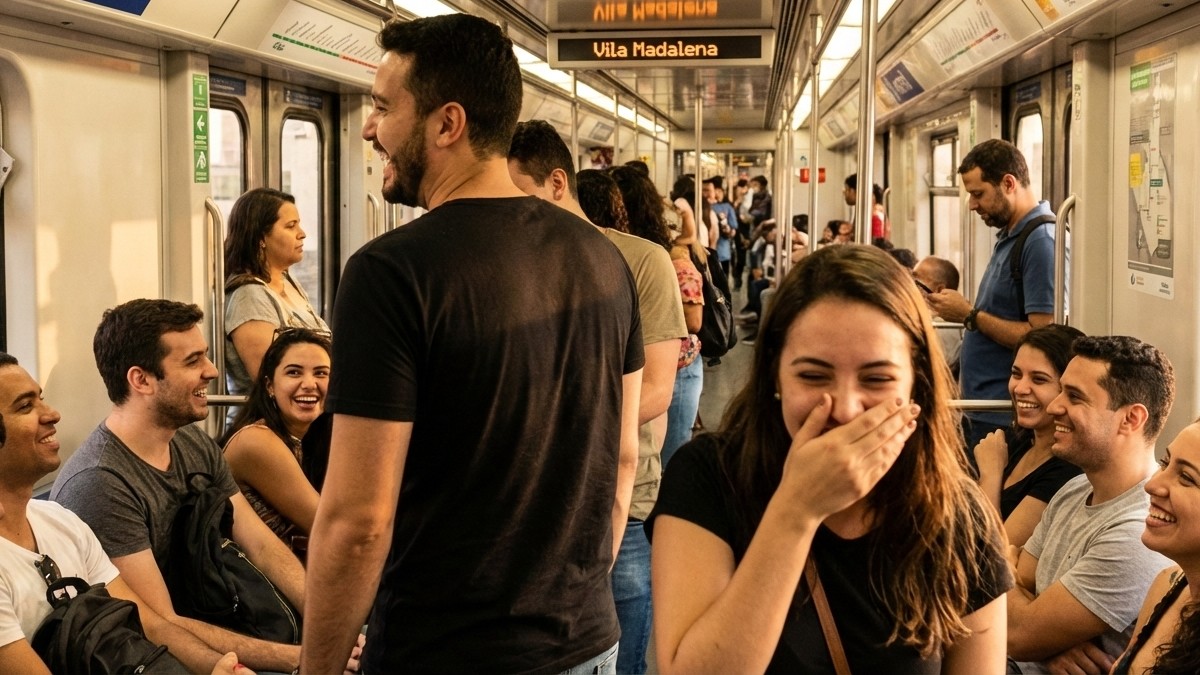 Passageiros dão risada ao ouvir nome inusitado de estação no metrô de SP / Foto ilustrativa