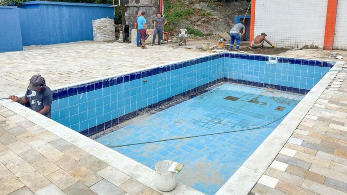 Membros do programa Conviver de Mongaguá terão uma piscina exclusiva