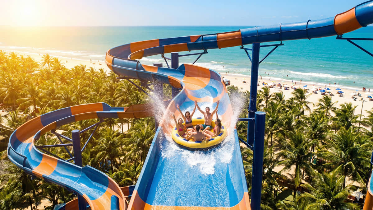 Montanha-russa aquática do Beach Park é para corajosos / Imagem ilustrativa