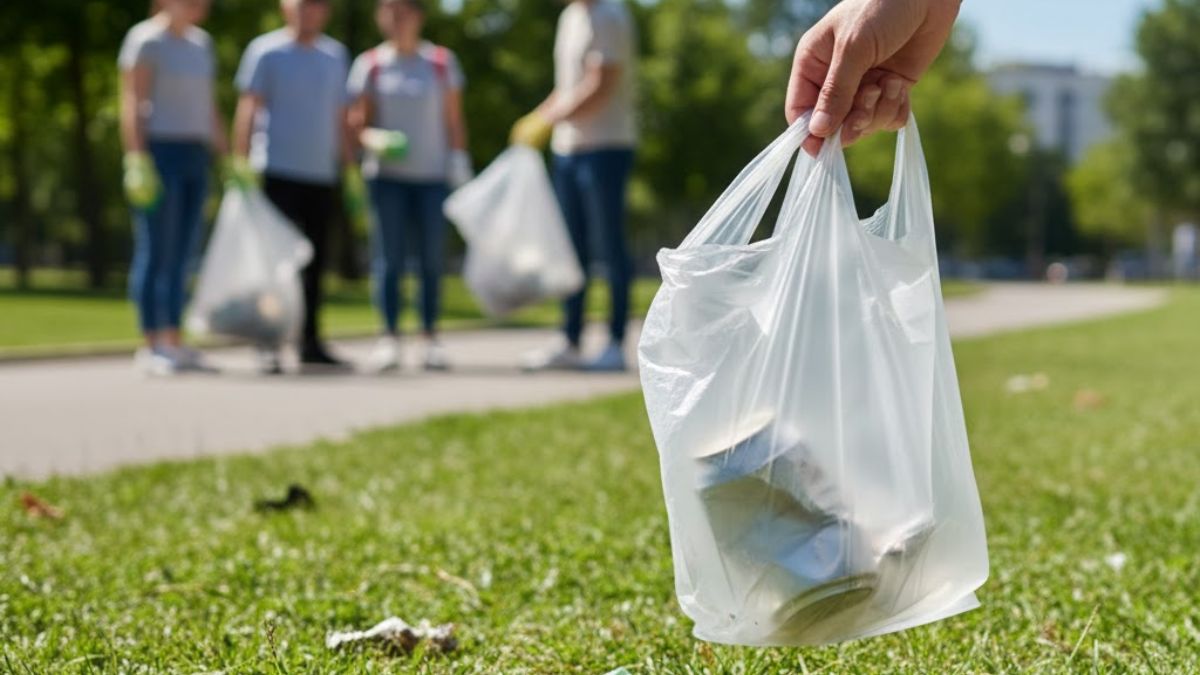 As utilidades das sacolas plásticas vão muito além de carregar as compras