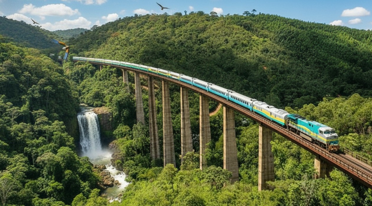 O passeio de trem mais charmoso do Brasil percorre 27 cidades e paisagens lindas