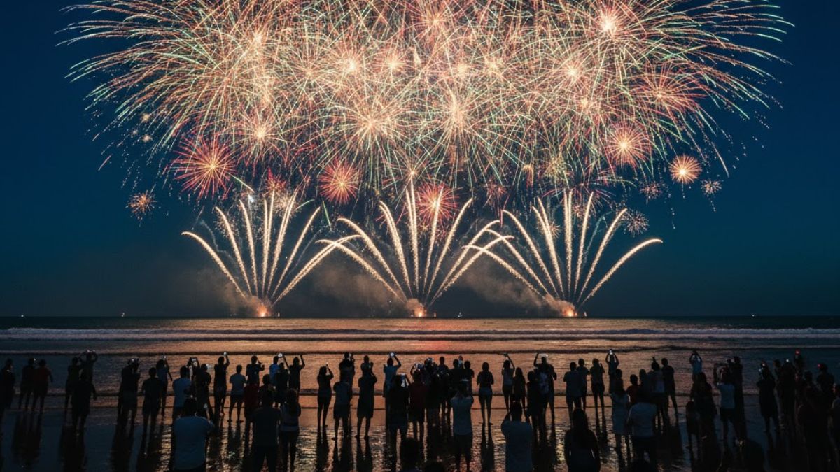 Pelo visto São Pedro vai dar uma trégua nesta noite de ano novo