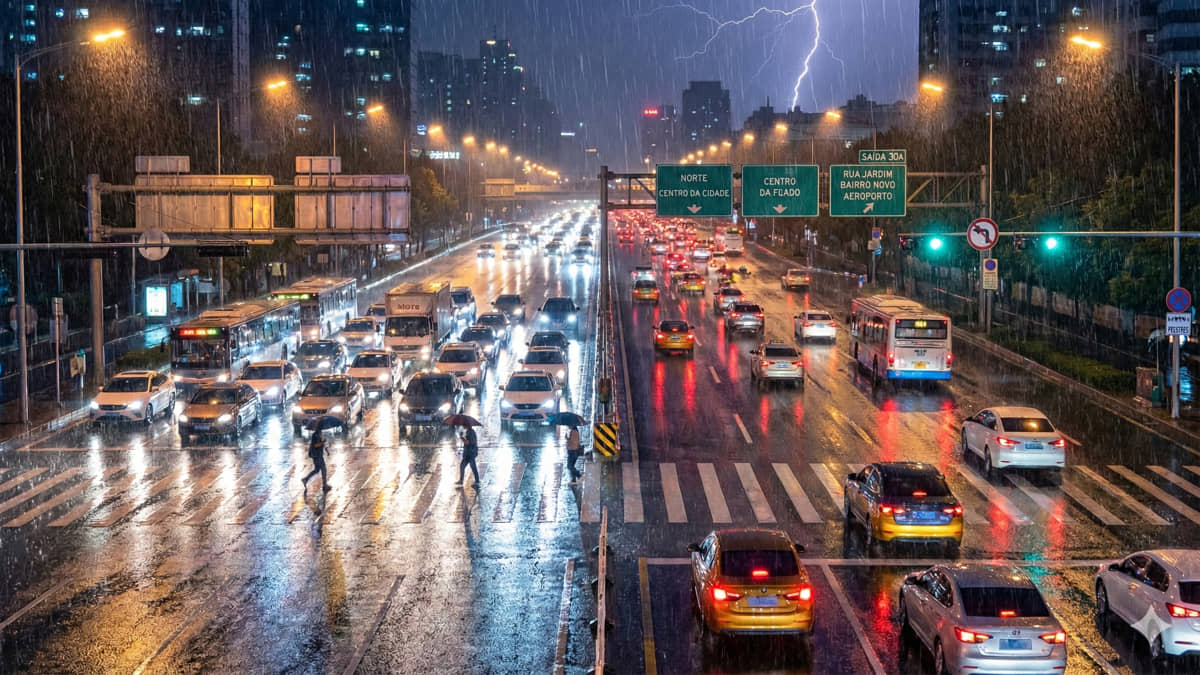 Uma nova frente fria passará pelo litoral de SP no começo dessa semana