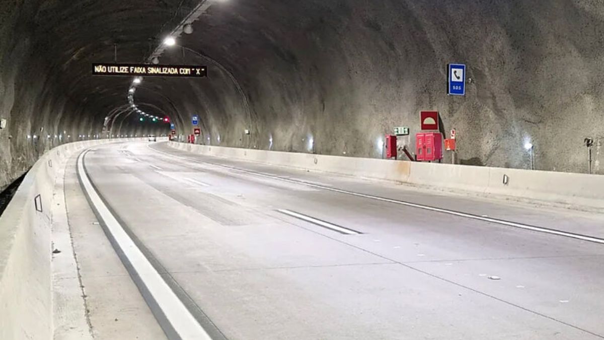 Túnel será fechado durante essa semana para manutenções antes das comemorações do Natal