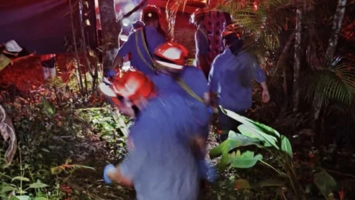 Turista europeu foi resgatado pelo Corpo de Bombeiros depois de uma complexa operação