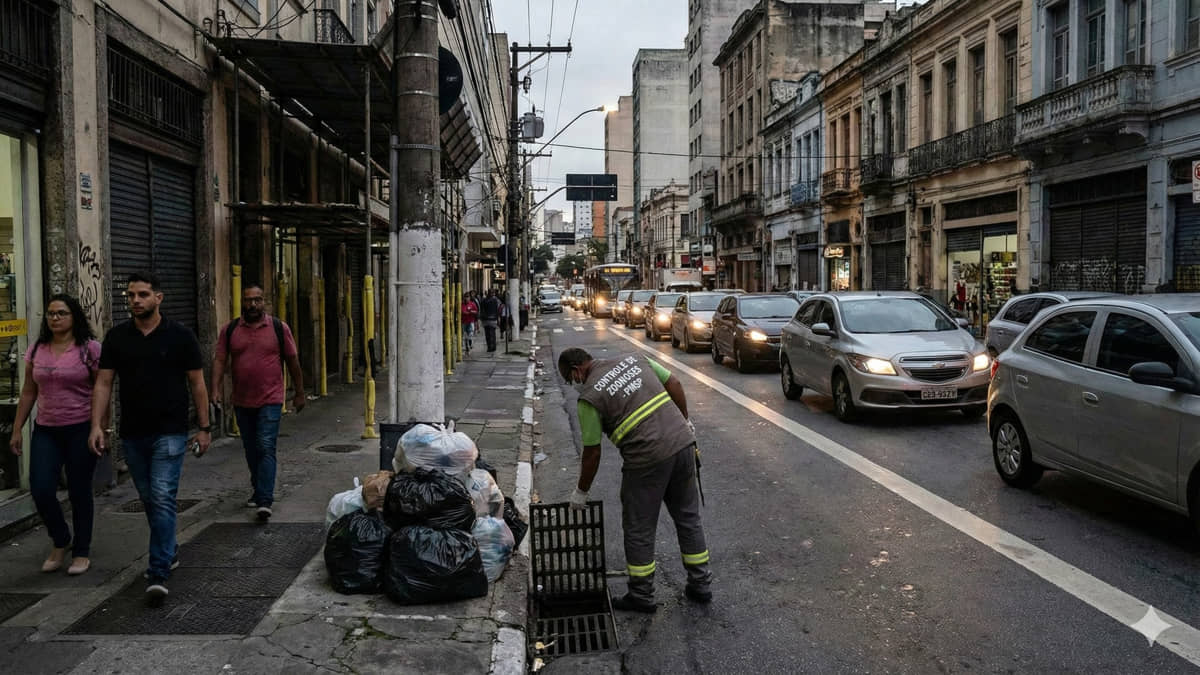 Há um mito de que existem 15 ratos em SP para cada habitante