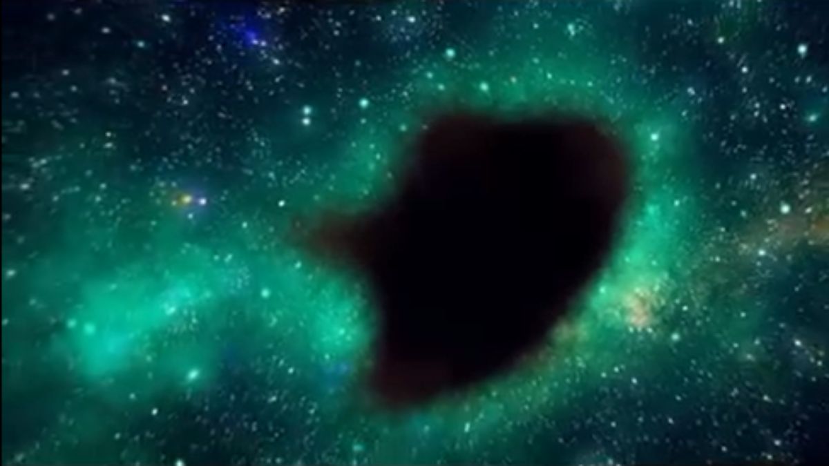 No mapa do cosmos, há lugares onde o espaço parece ter sido esquecido pela matéria