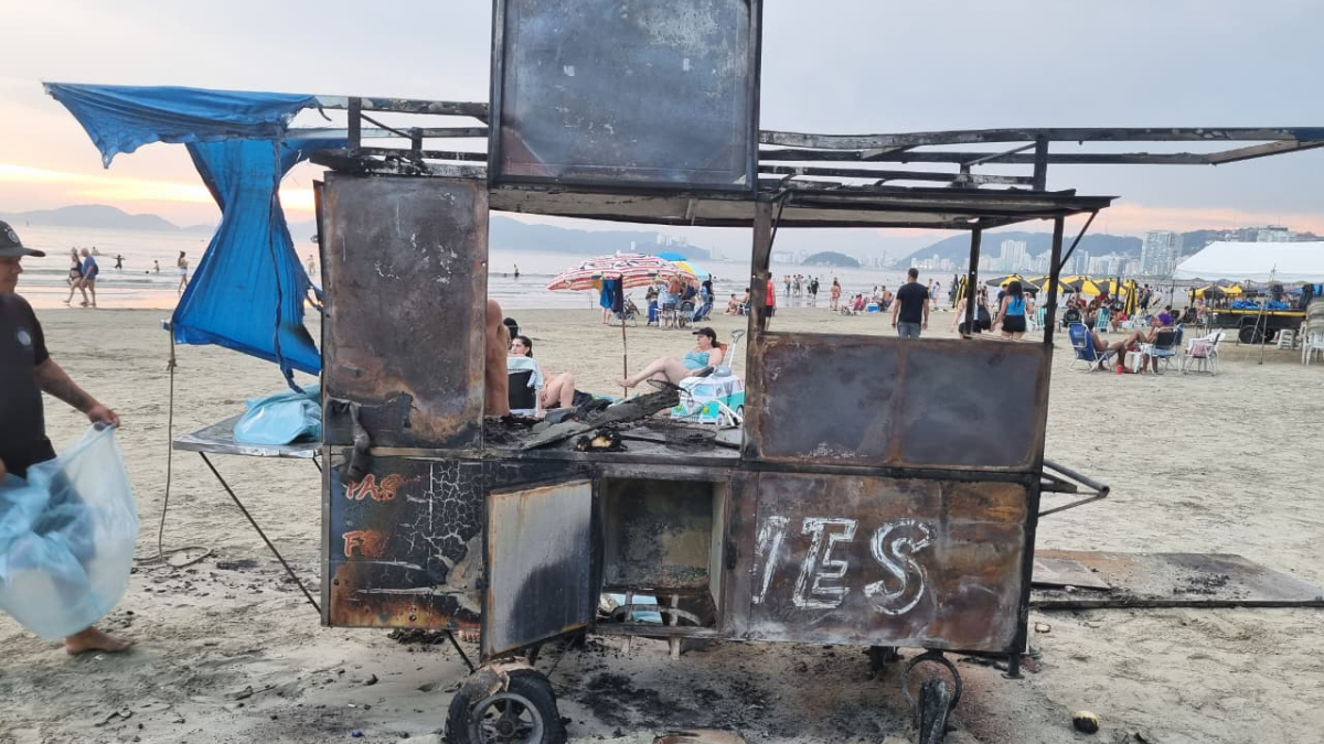 Segundo informações, as chamas surgiram de forma inesperada