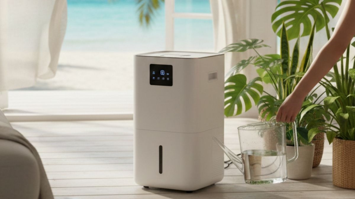 O excesso de umidade no litoral obriga muita gente a manter o desumidificador ligado