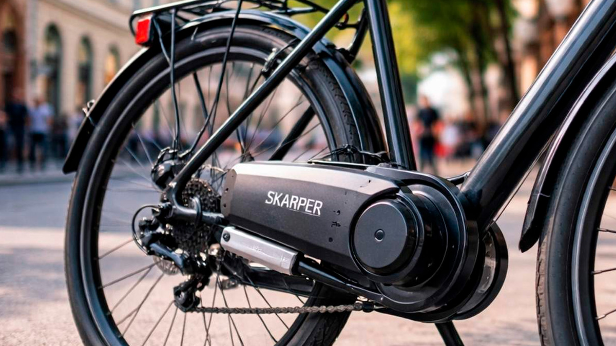Desenvolvido pela Skarper, o equipamento utiliza um módulo removível que se acopla à traseira da bicicleta
