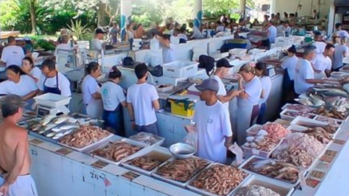 O Mercado de Peixes de Ubatuba passou por um processo de revitalização