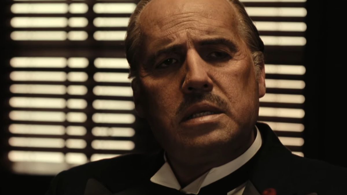 Marlon Brando em cena de 'O Poderoso Chefão'