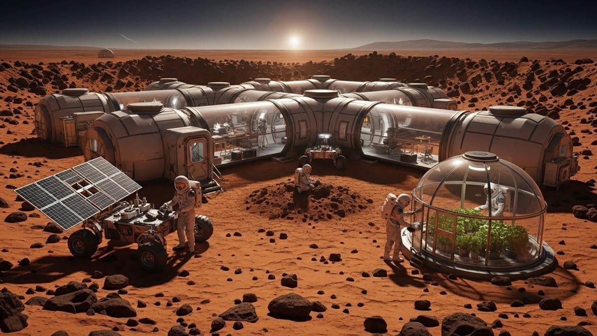 A meta das agências espaciais é viabilizar o primeiro habitat humano em Marte por volta da década de 2040, mas alguns entraves precisam ser superados antes disso.