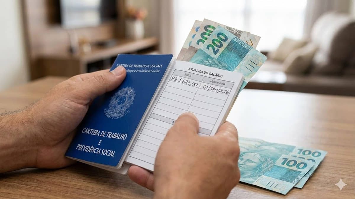 Novo valor do salário mínimo está em vigor desde este dia 1&ordm; de janeiro