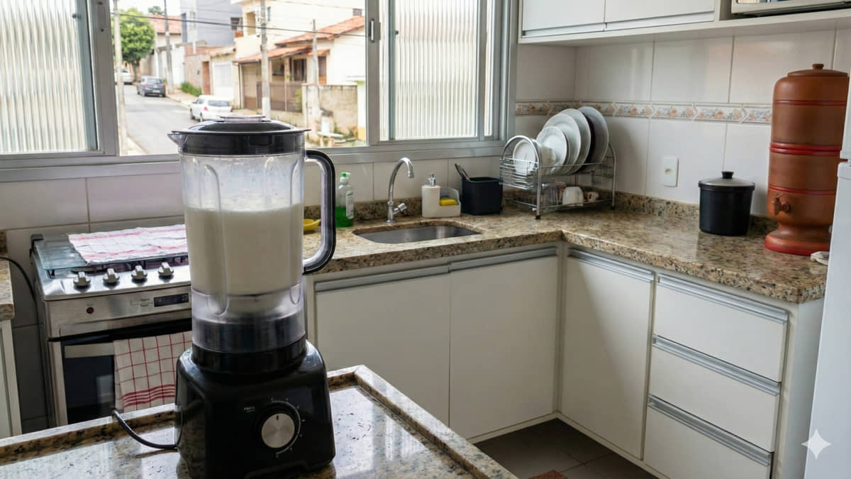 Há uma ordem certa de colocar os itens no liquidificador para ela durar mais tempo