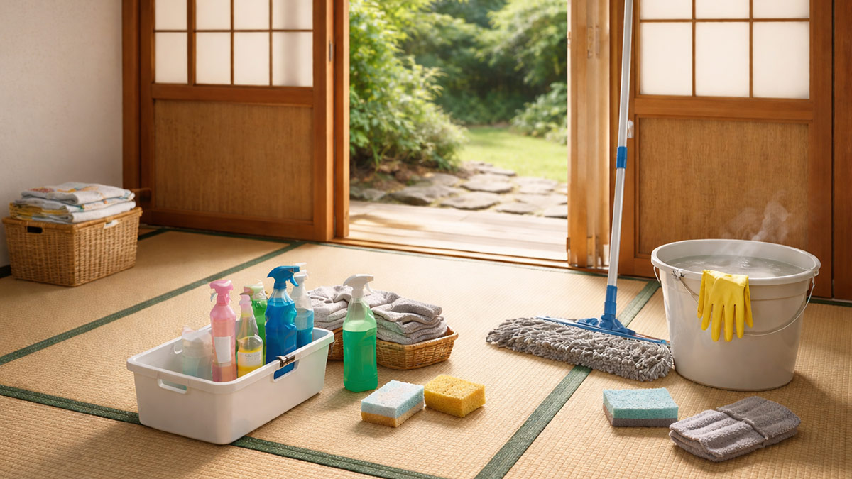 No cotidiano japonês, souji é a limpeza básica diária