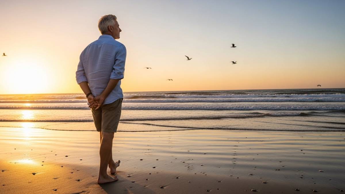 Nesse contexto, um gesto comum chama a atenção: caminhar com as mãos posicionadas atrás das costas