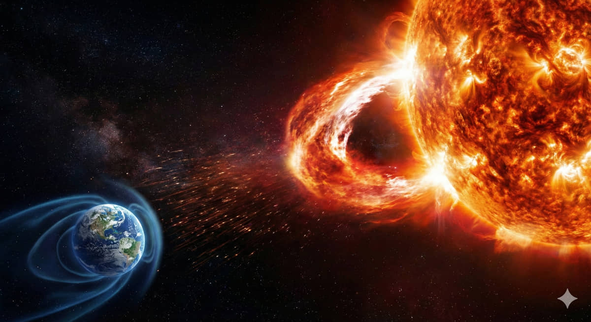 Uma das tempestades solares mais fortes dos últimos 23 anos está em atividade