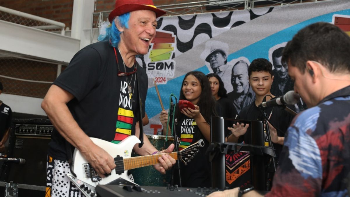 Com patrocínio da Ecoporto Santos o evento democratiza o acesso à arte na maior comunidade sob palafitas do Brasil a partir das 15h.