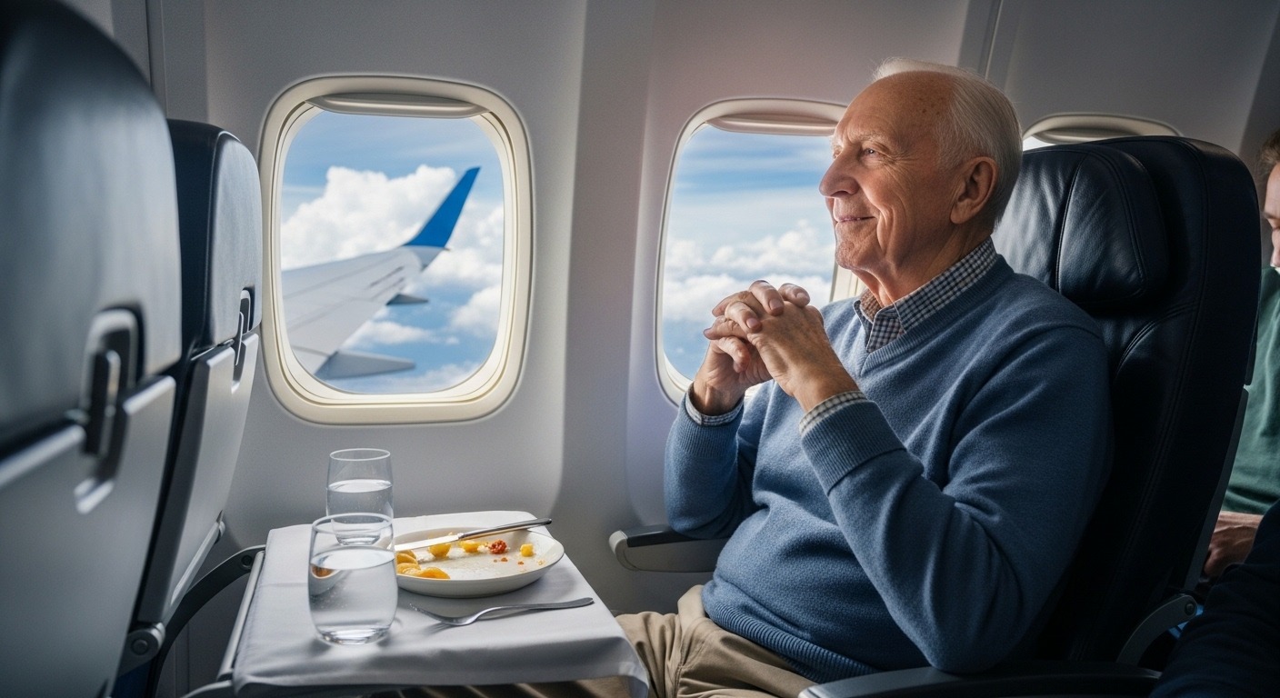Outro fator que impacta diretamente os idosos é o próprio ambiente da viagem aérea: mudanças de pressão, longos períodos sentado e o estresse do deslocamento podem afetar o bem-estar físico