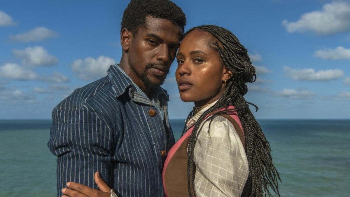 Tonho (Ronald Sotto) e Alika (Duda Santos) em 'A Nobreza do Amor'