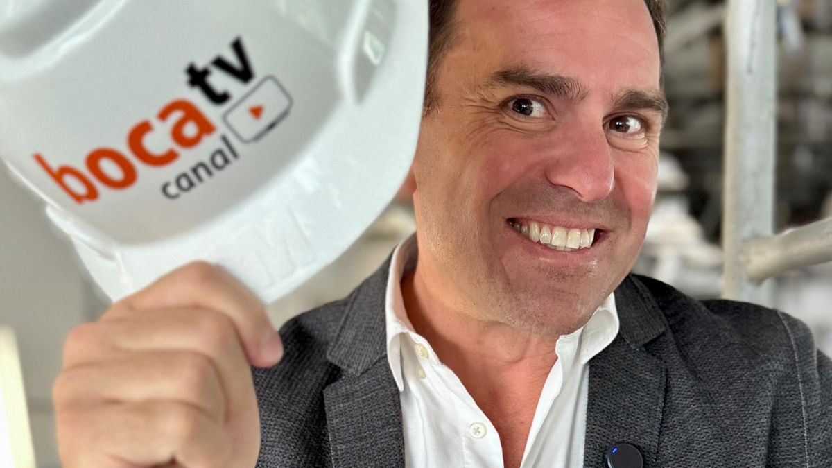 Rodrigo Bocardi está mostrando os bastidores da construção dos estúdios do BocaTV