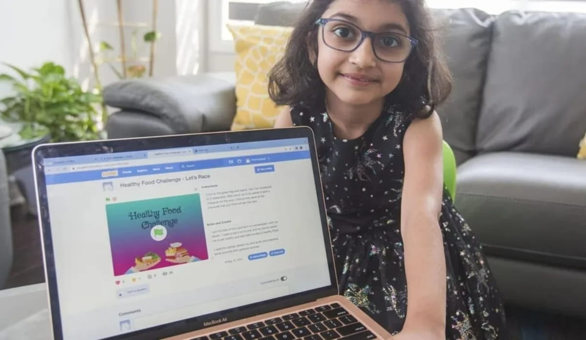 Com apenas 6 anos e 364 dias apenas 24 horas antes de seu sétimo aniversário ela lançou um videogame completoCom apenas 6 anos e 364 dias apenas 24 horas antes de seu sétimo aniversário ela lançou um videogame completo