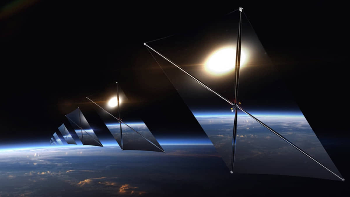 Satélites acoplam espelhos no espaço para garantir energia solar ininterrupta na Terra