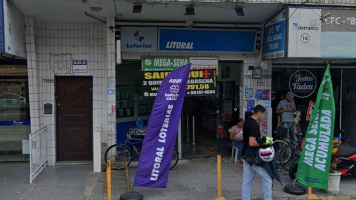 Apostador de Santos acerta quatro números na Quina e leva quase R$ 7 mil