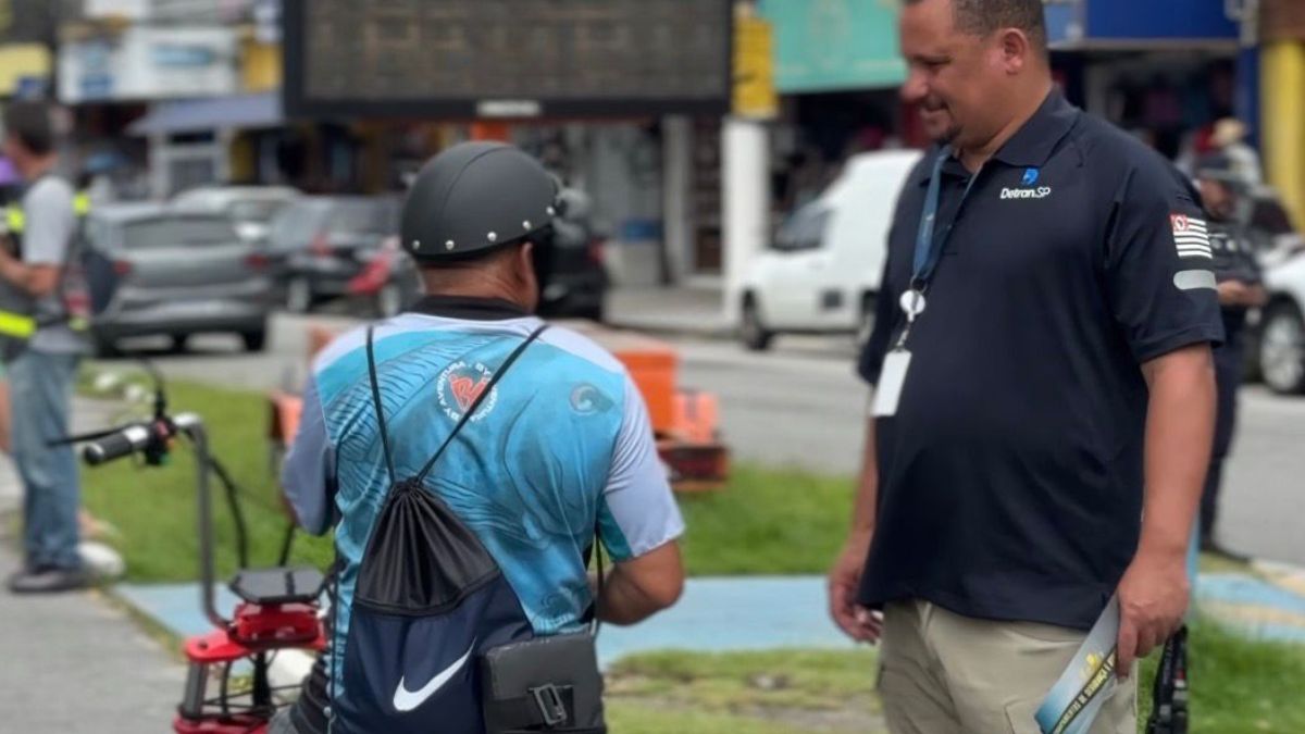 Prefeitura e Detran-SP realizaram atividades educativas e operação para reforçar segurança no trânsito