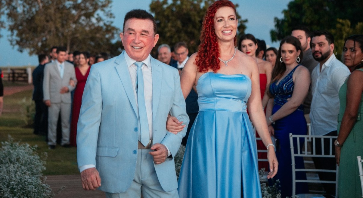 Amado Batista ao lado de Lorena