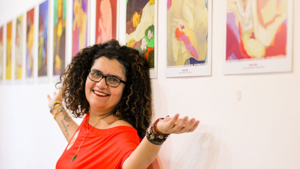 Designer e artista visual santista, Márcia Okida, tem três obras selecionadas no Salão Internacional de Humor de Piracicaba