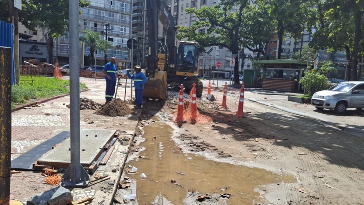 Entre os serviços concluídos estão a recomposição das muretas do Canal 5