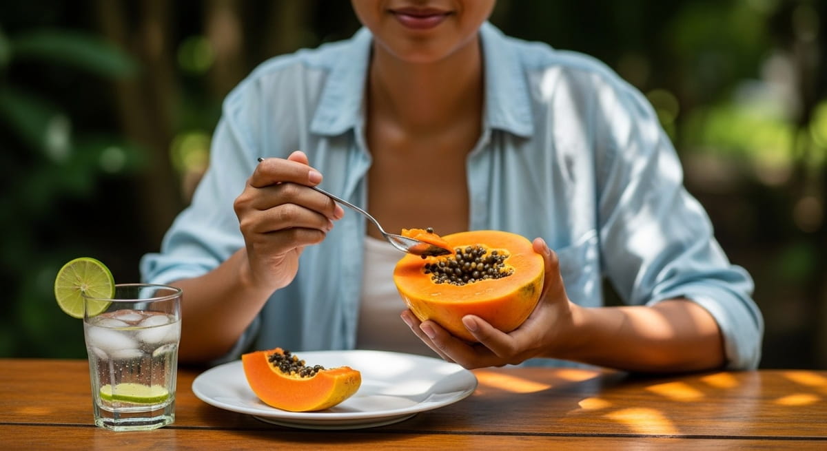 O grande destaque, porém, é a combinação de fibras com a papaína, uma enzima digestiva poderosa que facilita a quebra de proteínas e melhora a absorção de nutrientes
