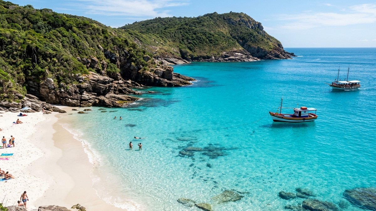 Arraial do Cabo e sua água transparente famosa no mundo inteiro