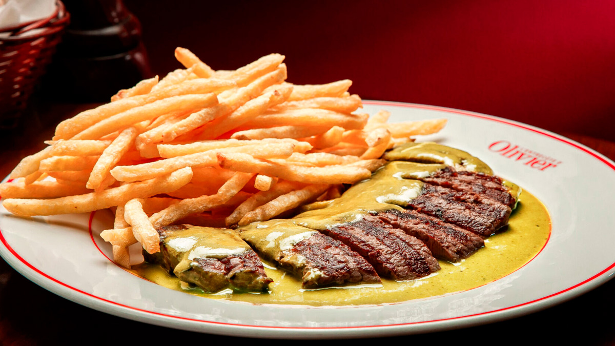 Em São Paulo, o restaurante L'Entrecôte d'Olivier segue a proposta que ficou famosa em bistrôs franceses