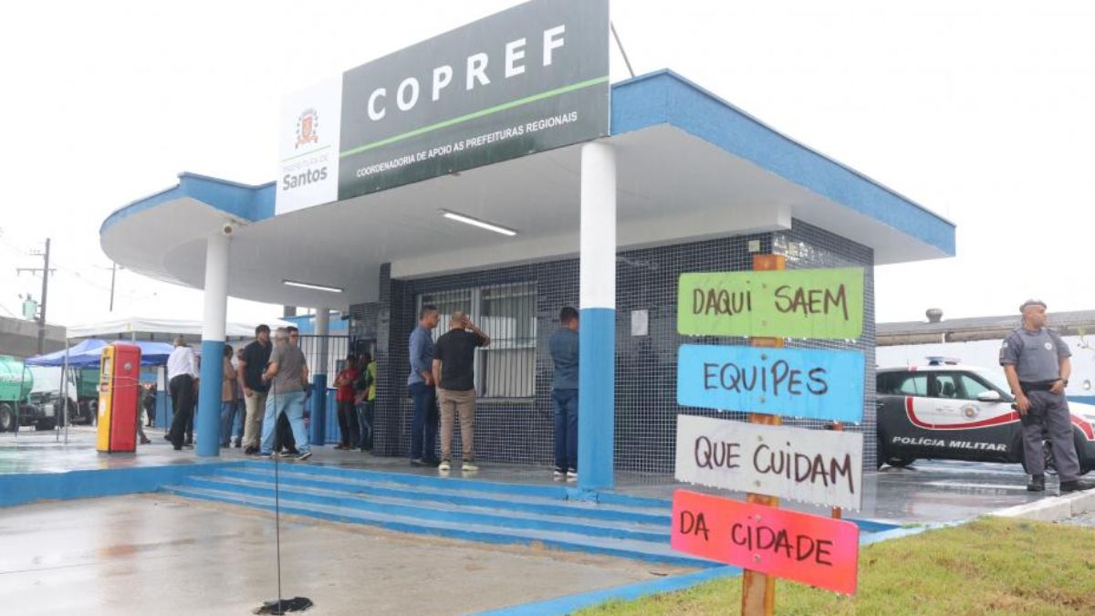 Santos ganhou uma nova unidade do Posto Avançado de Zeladoria (PAZ)